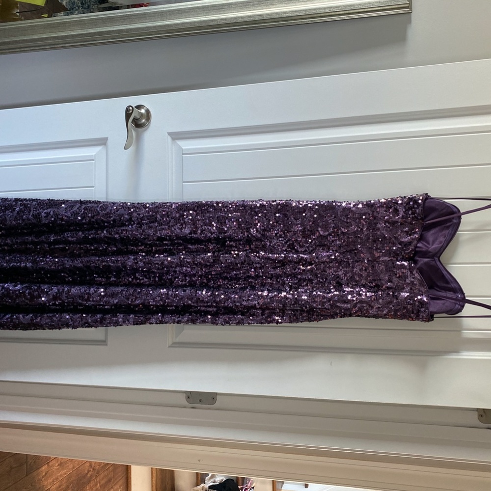 Strapless Sequence Formal Gown - image 2